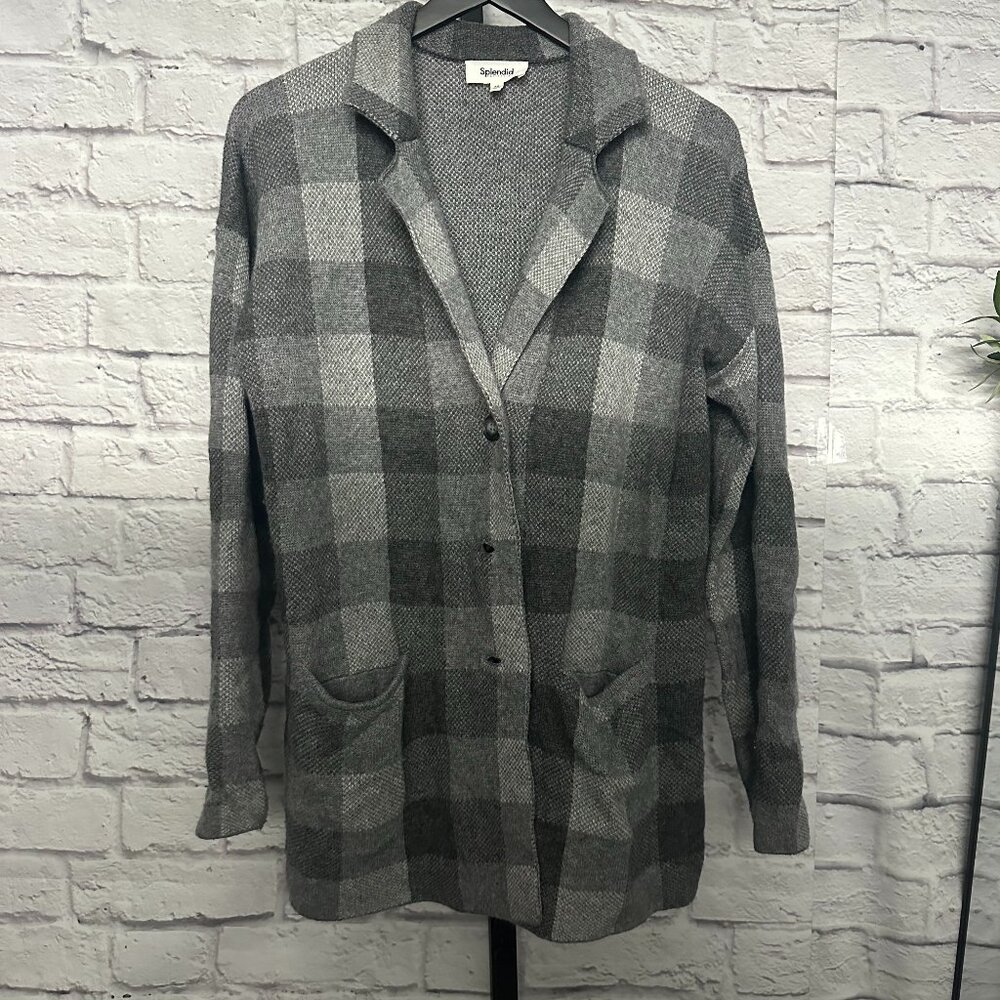 Splendid Meli Plaid Coat / Cardigan